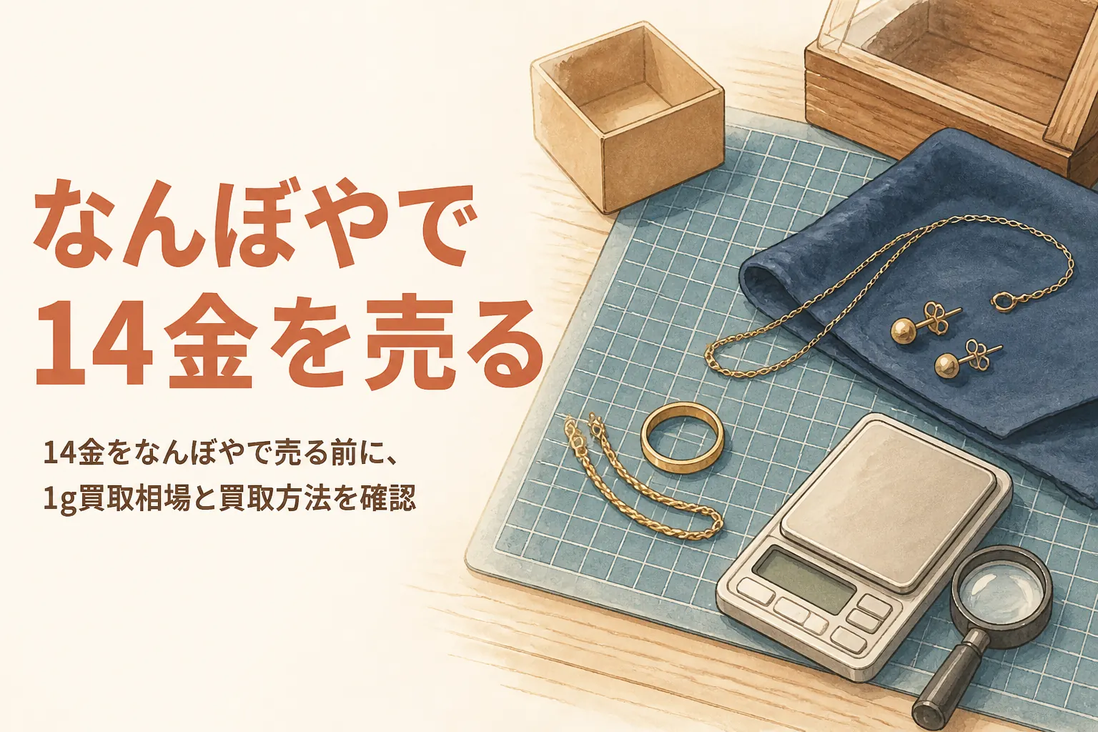 なんぼやで14金を売る時のイメージ